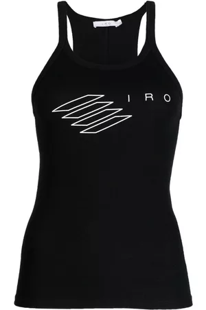 IRO Top con logo estampado