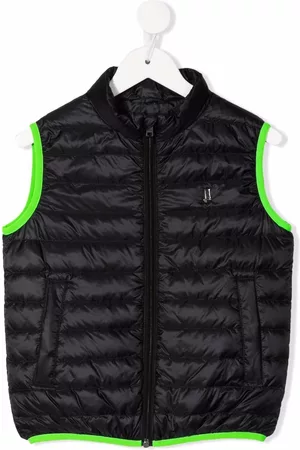 HERNO Chaleco acolchado con ribete en contraste