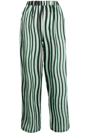 Bambah Pantalones Alya rectos a rayas