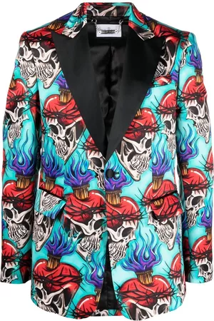 Philipp Plein Blazer con calavera estampada