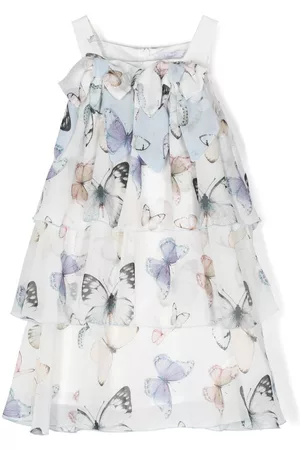 PATACHOU Vestido acampanado con estampado de mariposas