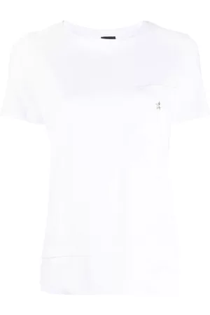 LORENA ANTONIAZZI Camiseta con logo bordado