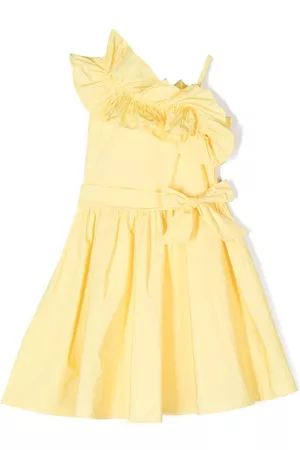 Msgm Vestido acampanado con detalle de volante