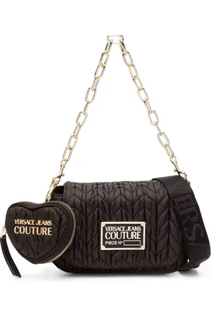 VERSACE Bolso de hombro de metalassé