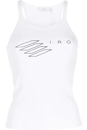 IRO Top con logo estampado