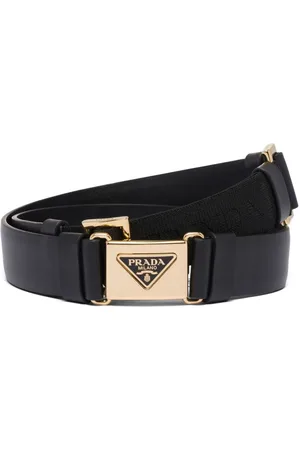Prada Cinturón con logo triangular