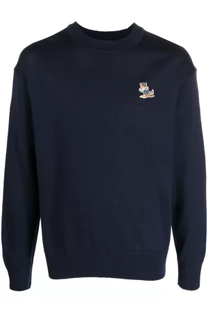Maison Kitsuné Jersey con parche de zorro bordado