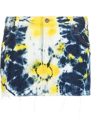 Alanui Minifalda con estampado tie-dye