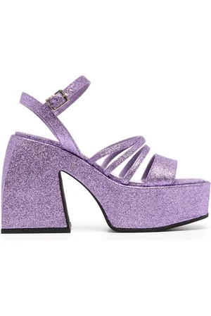 NODALETO Zapatos de tacón con purpurina