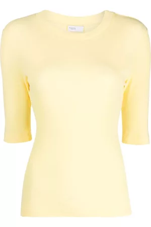 ROSETTA GETTY Camiseta de manga corta con cuello redondo