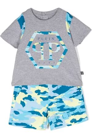Philipp Plein Conjunto con detalle del logo