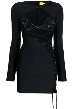 Dundas Vestido corto con cordones