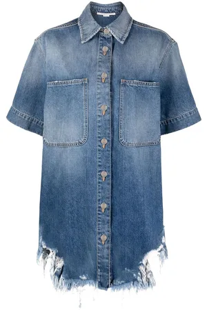 Stella McCartney Camisa vaquera de manga corta