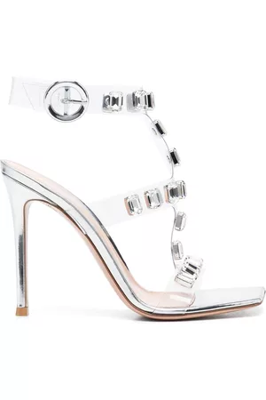 Gianvito Rossi Sandalias con tacón de 105mm y cristales