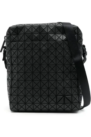 Issey Miyake Bolso messenger pequeño con motivo geométrico