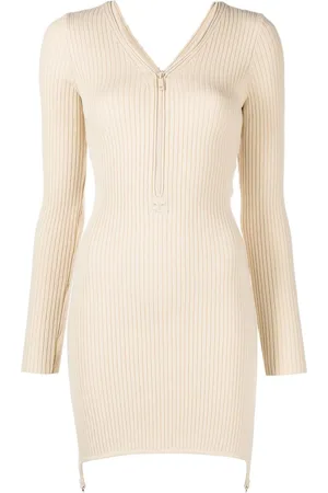 Courrèges Vestido con cremallera