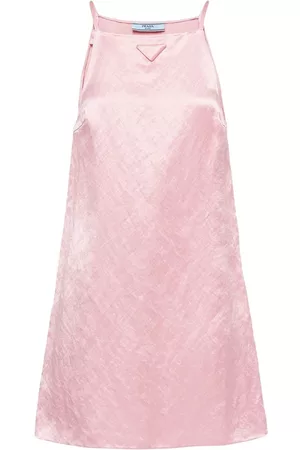 Prada Vestido corto con cuello redondo