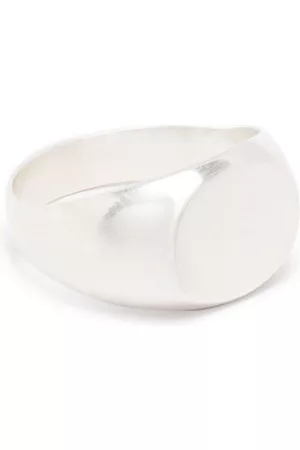 Jil Sander Anillo con banda y sello
