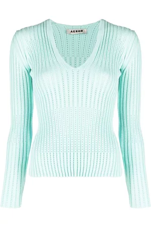AERON Top con cuello en V