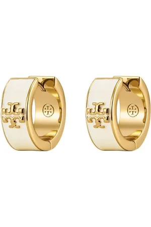 Tory Burch Aros huggie Kira esmaltados