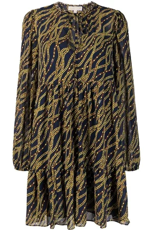Michael Kors Vestido con estampado de cadenas