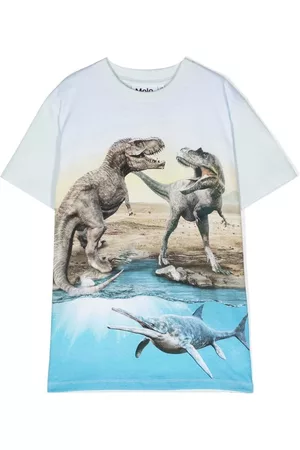 Molo Camiseta Roxo estampada