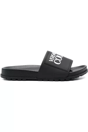 VERSACE Chanclas con logo estampado