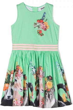 Molo Vestido sin mangas con motivo floral