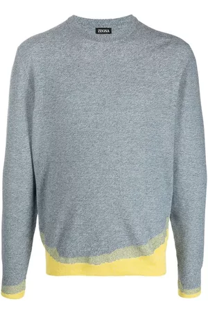 Ermenegildo Zegna Sudadera de canalé con cuello redondo