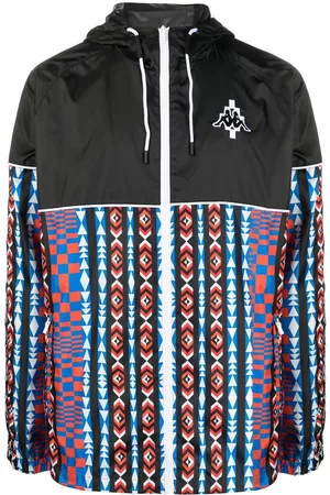 MARCELO BURLON Chaqueta de chándal con estampado geométrico de