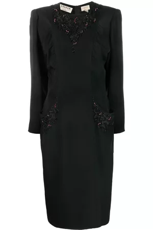 A.N.G.E.L.O. Vintage Cult Vestido de manga larga con apliques