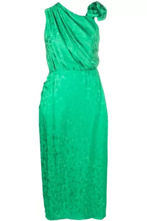 Msgm Vestido sin mangas con estampado en jacquard