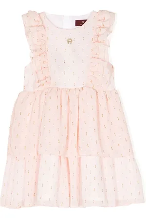 Aigner Vestido sin mangas con volantes