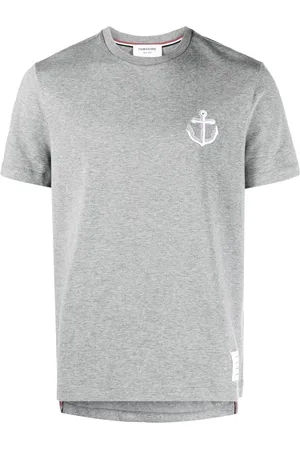 Thom Browne Camiseta con bordado Anchor