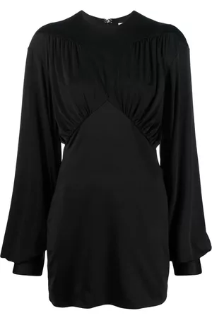 The Attico Vestido Judy corto con cortes en las mangas