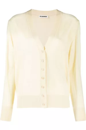 Jil Sander Cárdigan con cuello en V