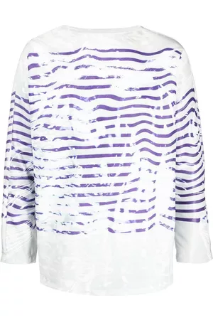 DOUBLET Top con estampado gráfico