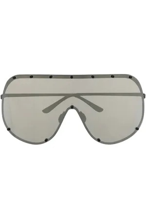 Rick Owens Gafas de sol oversize envolventes