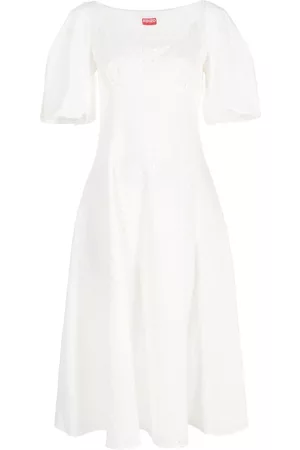 Kenzo Vestido midi con manga farol
