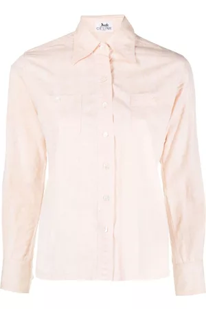 Céline Camisa con motivo gráfico 1970