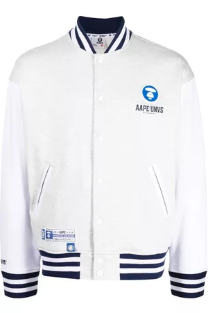 A Bathing Ape Chaqueta bomber con logo estampado