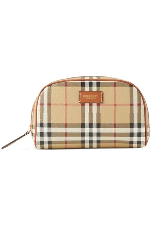 Burberry Bolso de viaje pequeño a cuadros