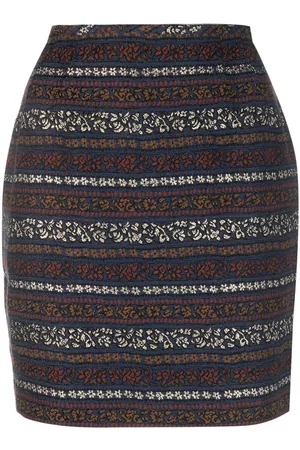 Jean Paul Gaultier Falda con motivo en jacquard 1990