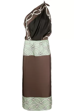 VALENTINO GARAVANI Vestido midi de una sola manga