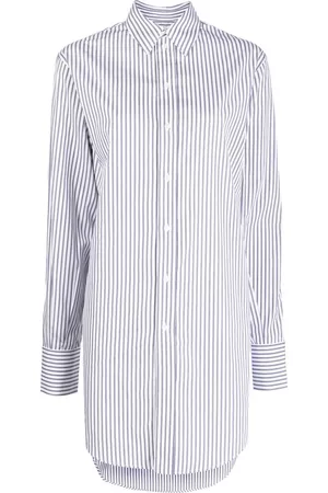 Sa Su Phi Vestido camisero oversize a rayas