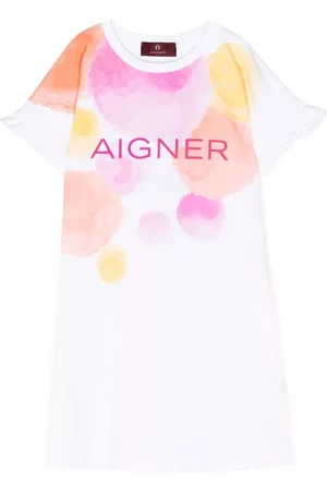 Aigner Vestido con estampado abstracto