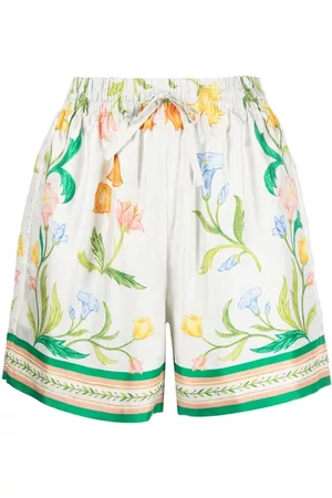 Casablanca Shorts con estampado floral