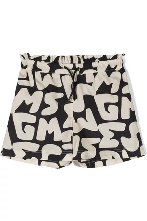 Msgm Bermudas con logo estampado