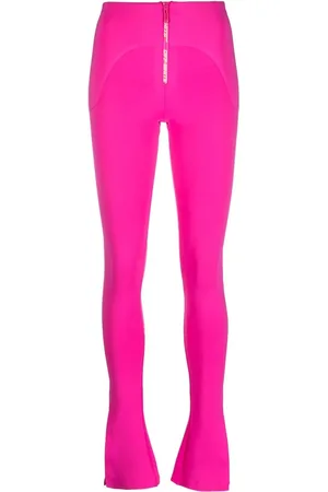 OFF-WHITE Leggins con cremallera y abertura lateral