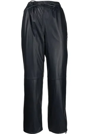 YVES SALOMON Pantalones con cordón en los bajos